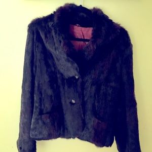 Vintage Rabbit Fur Blazer